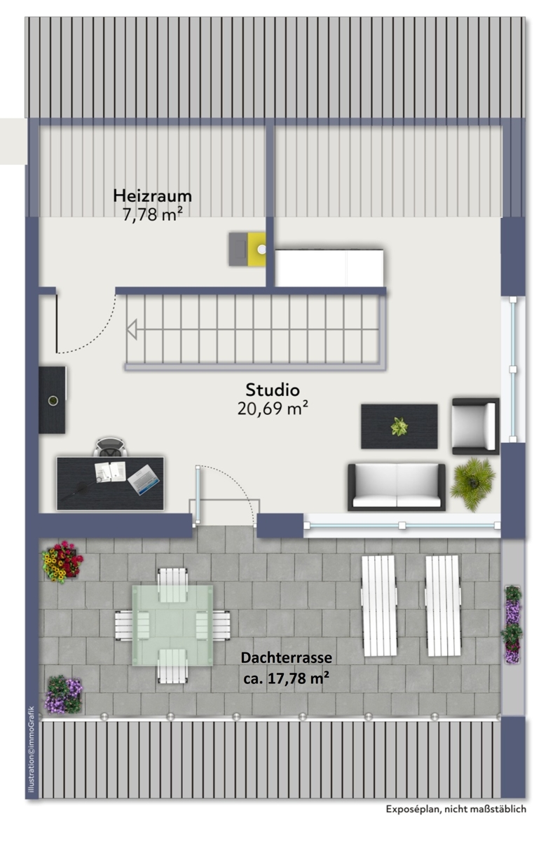 Dachgeschoss Doppelhaush�lfte K�nigsbrunn
