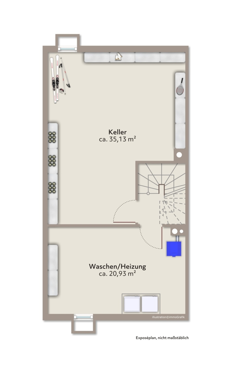 Keller Reiheneckhaus Augsburg / Hammerschmiede