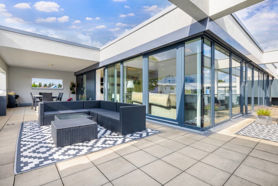 Dachterrasse Penthousewohnung Augsburg / Pfersee