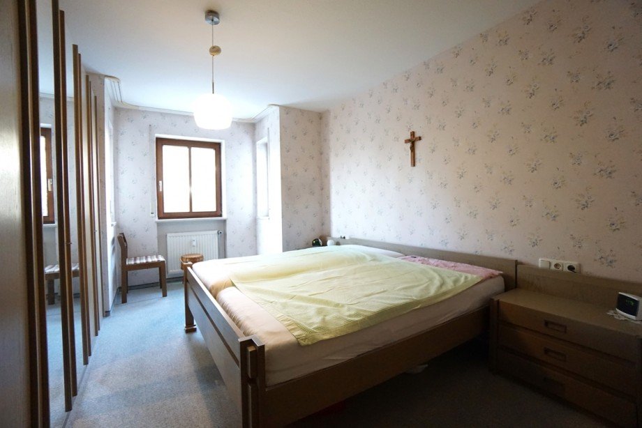 Schlafzimmer Erdgeschosswohnung Stadtbergen