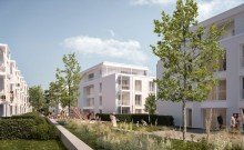 Innenhof ***Betreutes Wohnen im Herzen von Aichach ***
 - S7 Quartierswohnanlage - 3 ZKB mit Terrasse im EG -