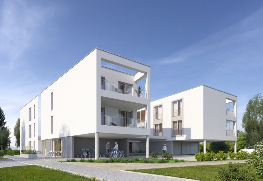 Eingangsseite Erdgeschosswohnung Aichach