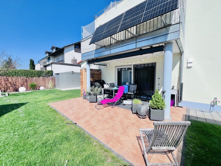 Terrasse Erdgeschosswohnung K�nigsbrunn