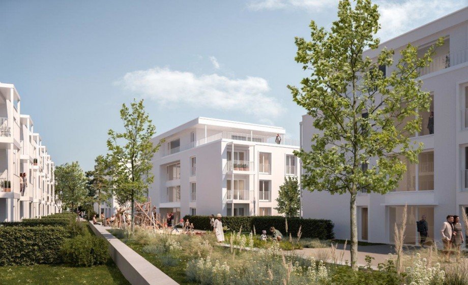 Innenhof Erdgeschosswohnung Aichach