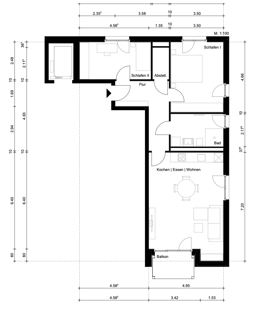 Grundriss Wohnung Aichach
