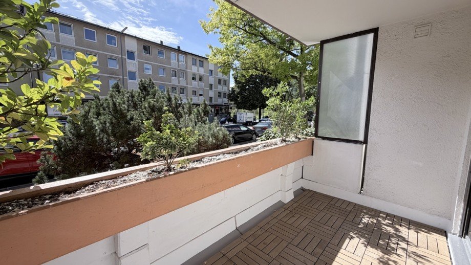 Balkon Erdgeschosswohnung M�nchen
