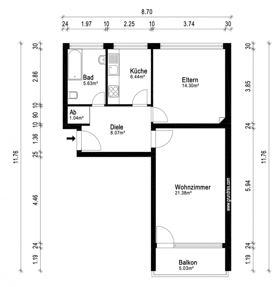  Erdgeschosswohnung Augsburg / Hochzoll-S�d