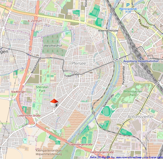 Beliebte Lage in Pfersee, Sheridanpark Erdgeschosswohnung Augsburg / Pfersee