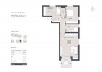 Bild (934ee3b1670e2b5305d2897128012d0c): ***Betreutes Wohnen im Herzen von Aichach *** - S7 Quartierswohnanlage - 3 ZKB mit Terrasse im EG -
