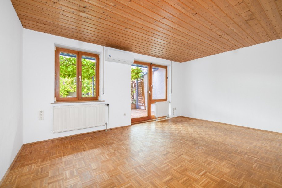 Wohnzimmer Reihenmittelhaus Augsburg / Firnhaberau