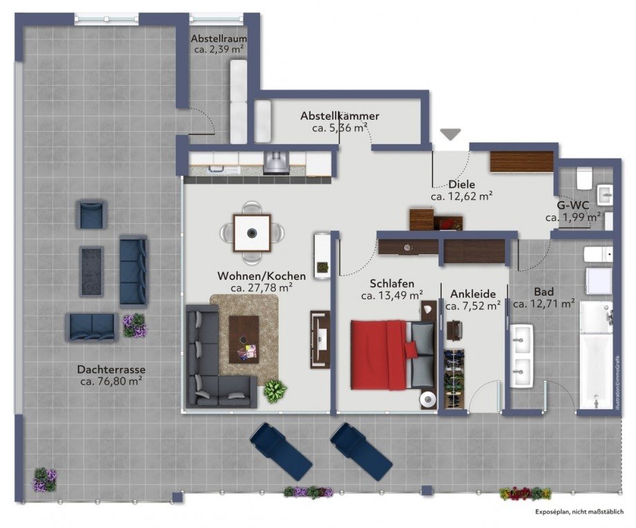  Penthousewohnung Augsburg / Pfersee