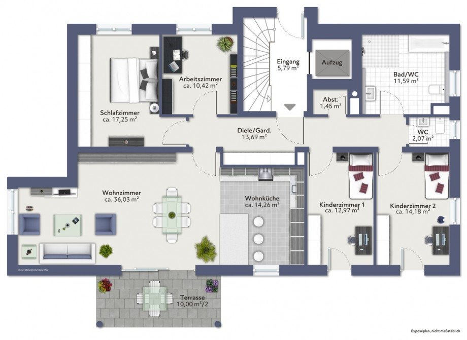  Erdgeschosswohnung K�nigsbrunn