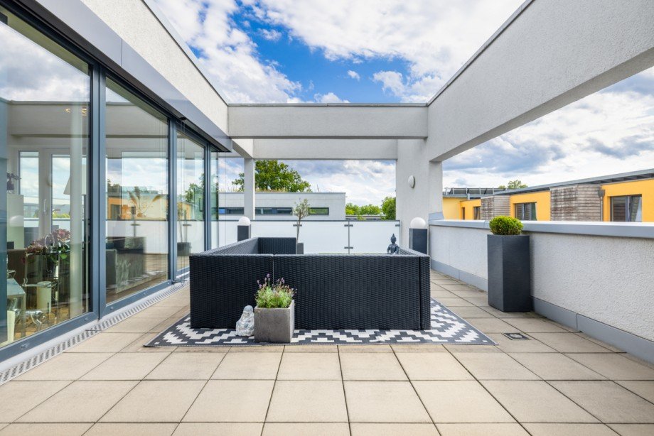 Dachterrasse Penthousewohnung Augsburg / Pfersee