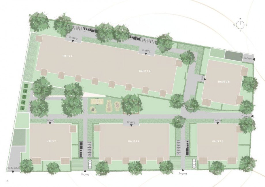 Grundst�cks�bersicht Etagenwohnung Aichach