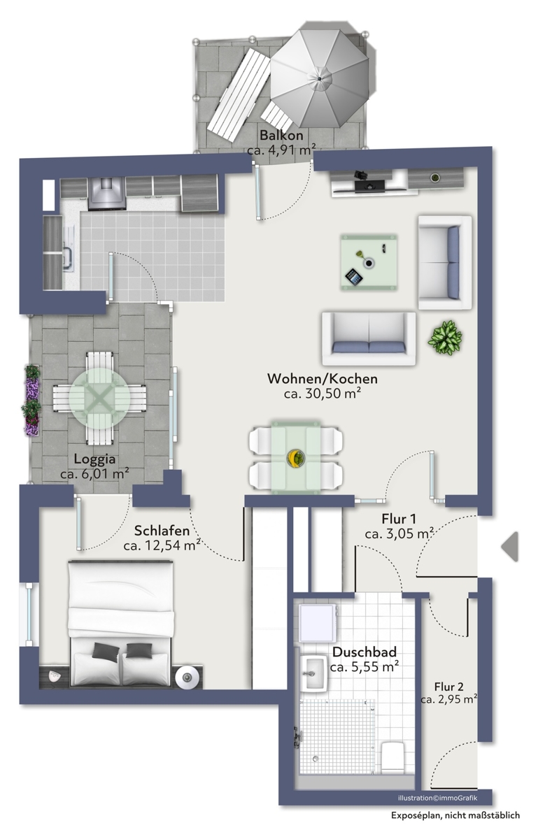  Etagenwohnung M�nchen / Freiham