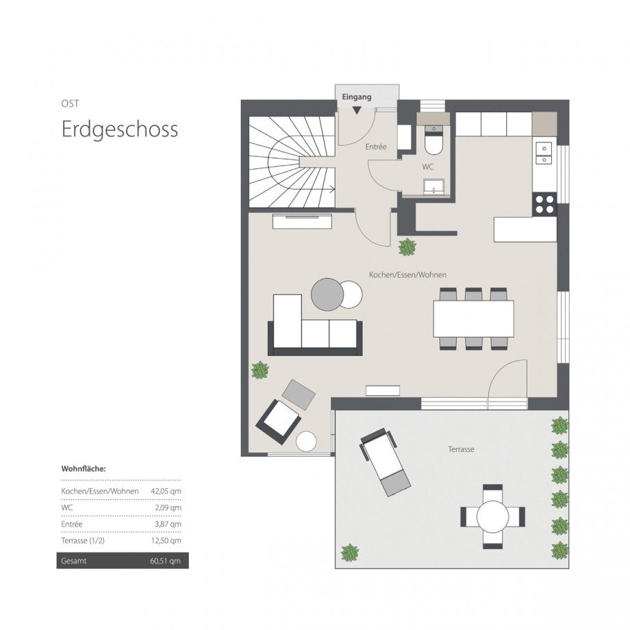 Erdgeschoss Doppelhaush�lfte Stadtbergen