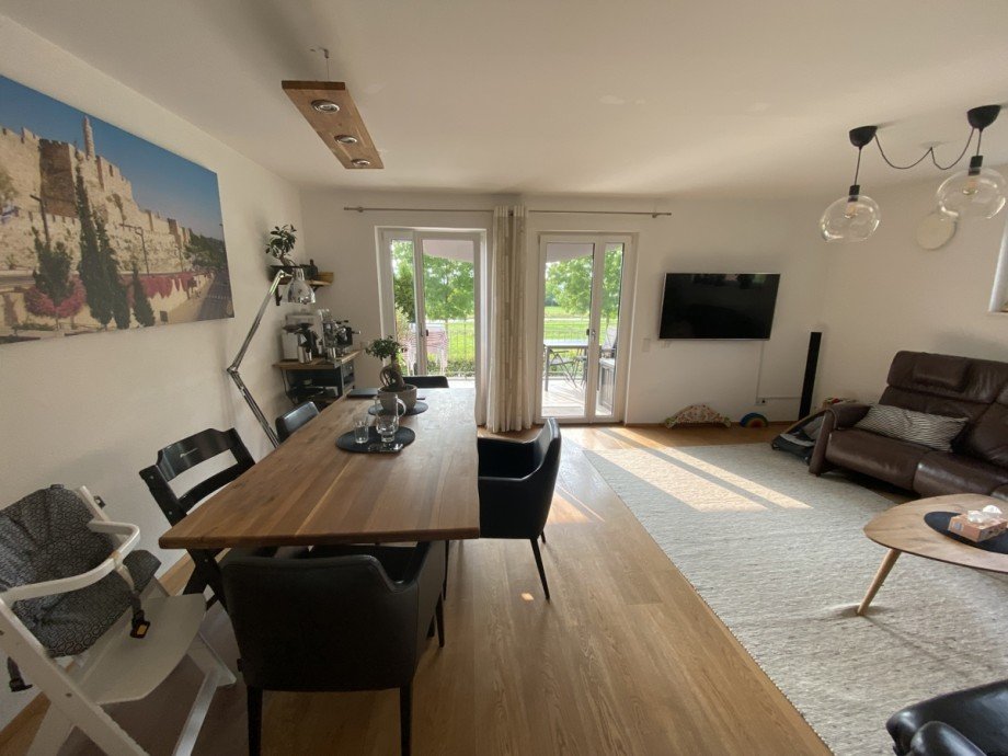 Wohnzimmer Etagenwohnung Augsburg / Pfersee