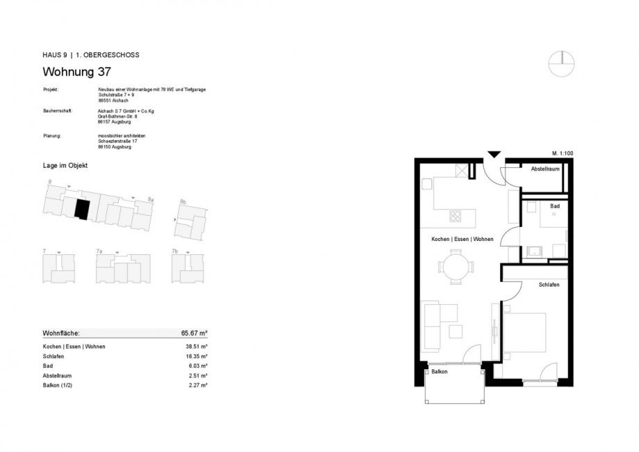 Grundriss Wohnung Aichach