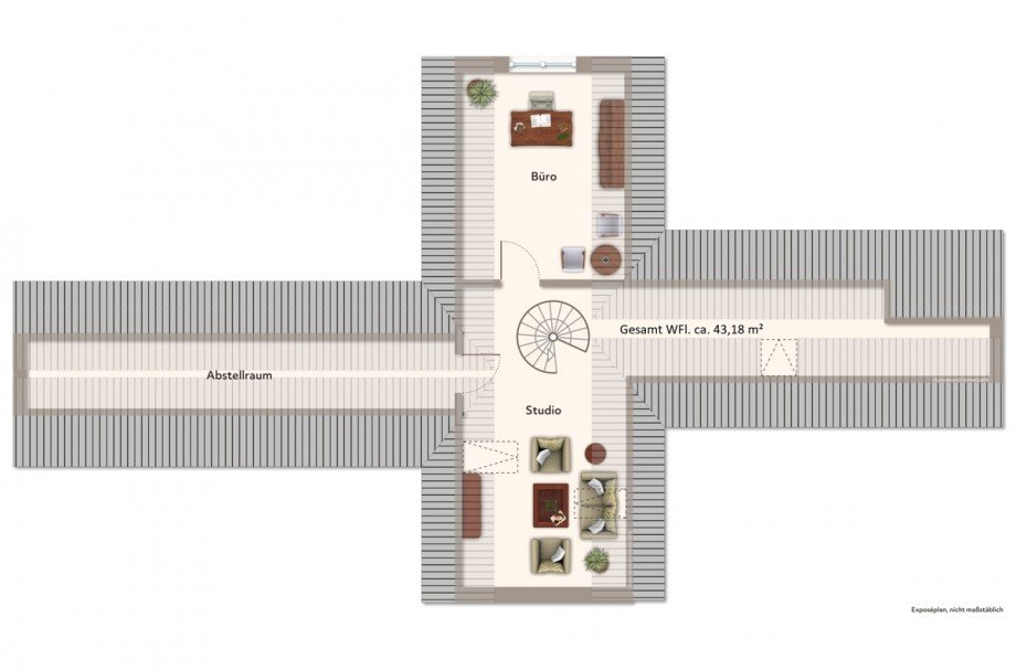  Dachgeschosswohnung Augsburg / Zentrum