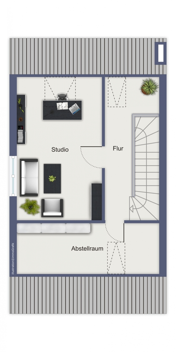 Dachgeschoss Reiheneckhaus Neus�� / Westheim