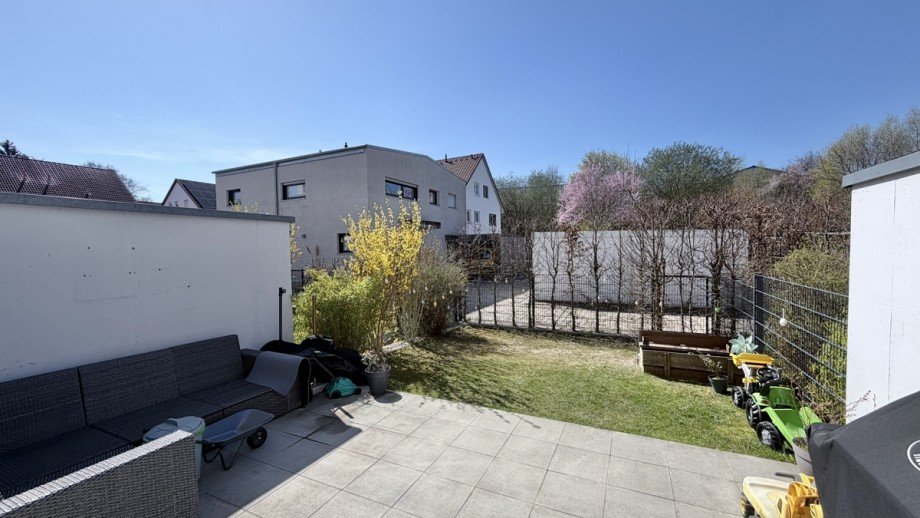Terrasse + Garten Reihenmittelhaus Augsburg