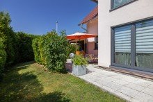 Garten / Terrasse NEU am Markt: Einfamilienhaus mit Garage, Carport und Energie effizienz klasse A+ zum Kauf in Weichs