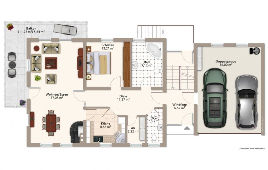 Erdgeschoss Einfamilienhaus Thierhaupten
