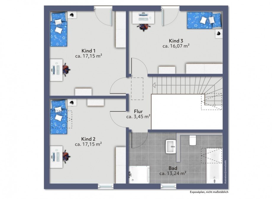 Dachgeschoss Einfamilienhaus Heretsried / Lauterbrunn